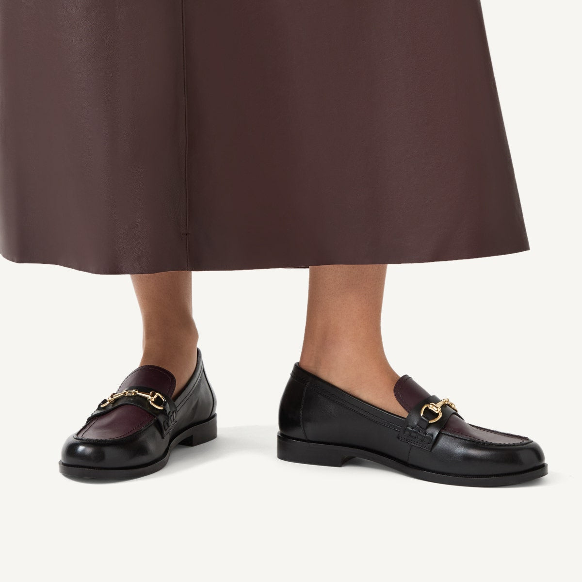 Radley London Dark Cherry Saddle Loafer