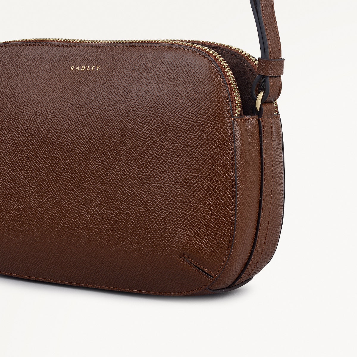 Radley London Chocolate Medium Ziptop Cross Body Bag