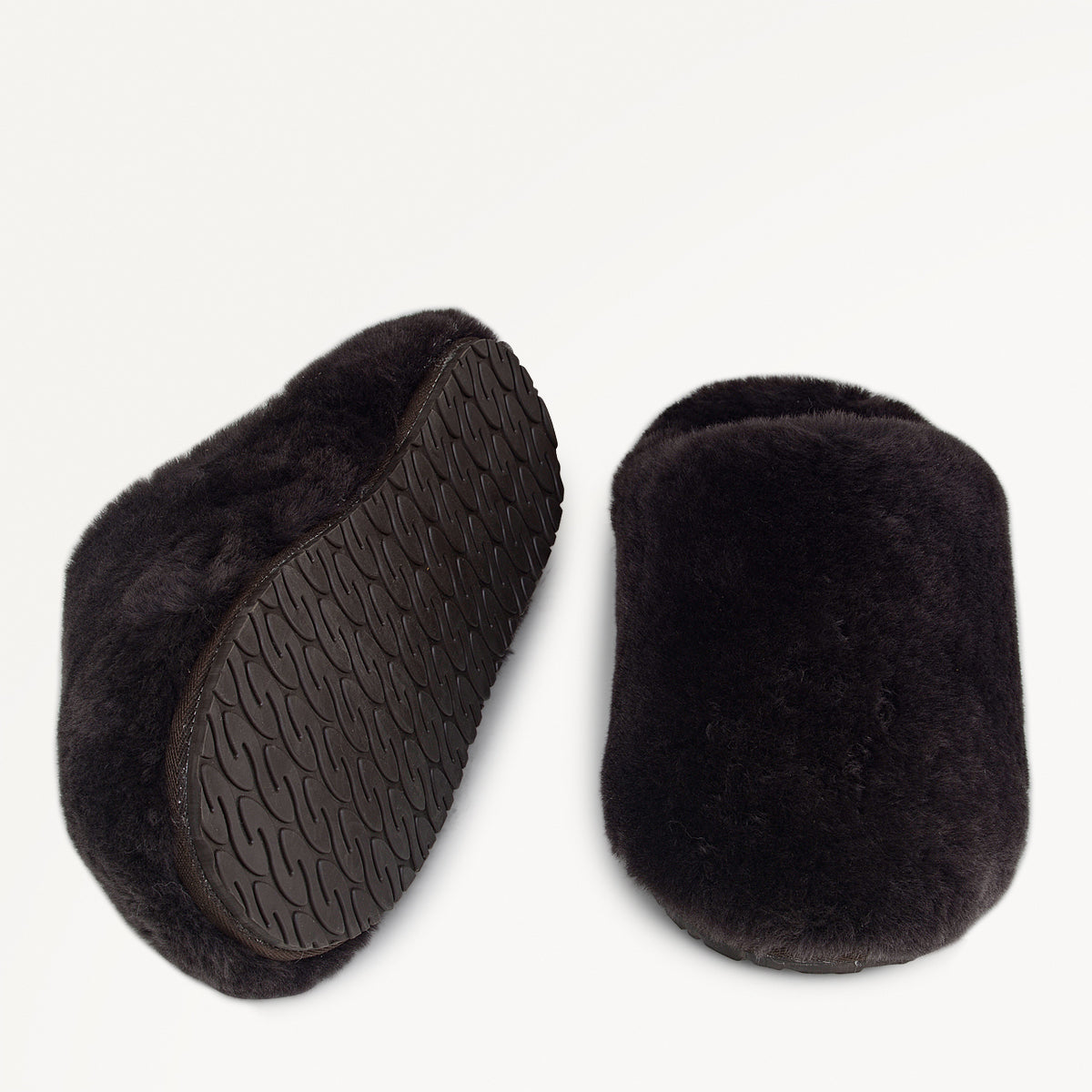 Radley London Chocolate Luxe Shearling Fluff Mule