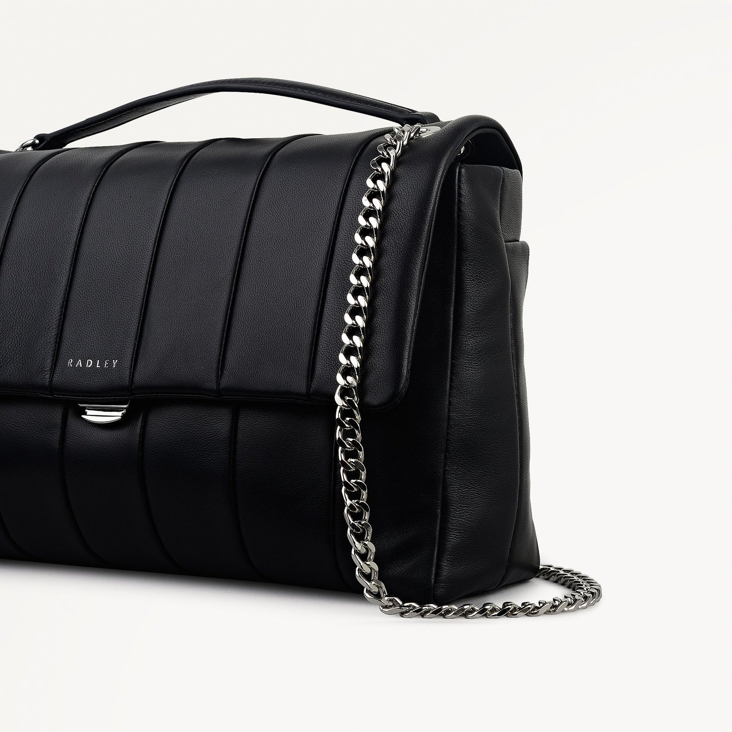 Radley London Black Small Flapover Cross Body Bag