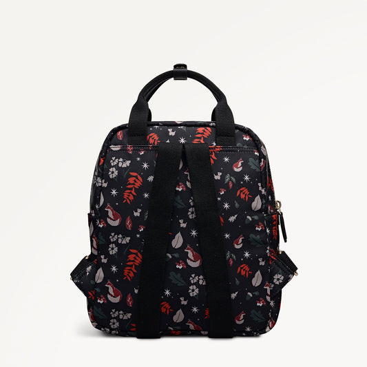 Radley London Black Small Ziptop Backpack