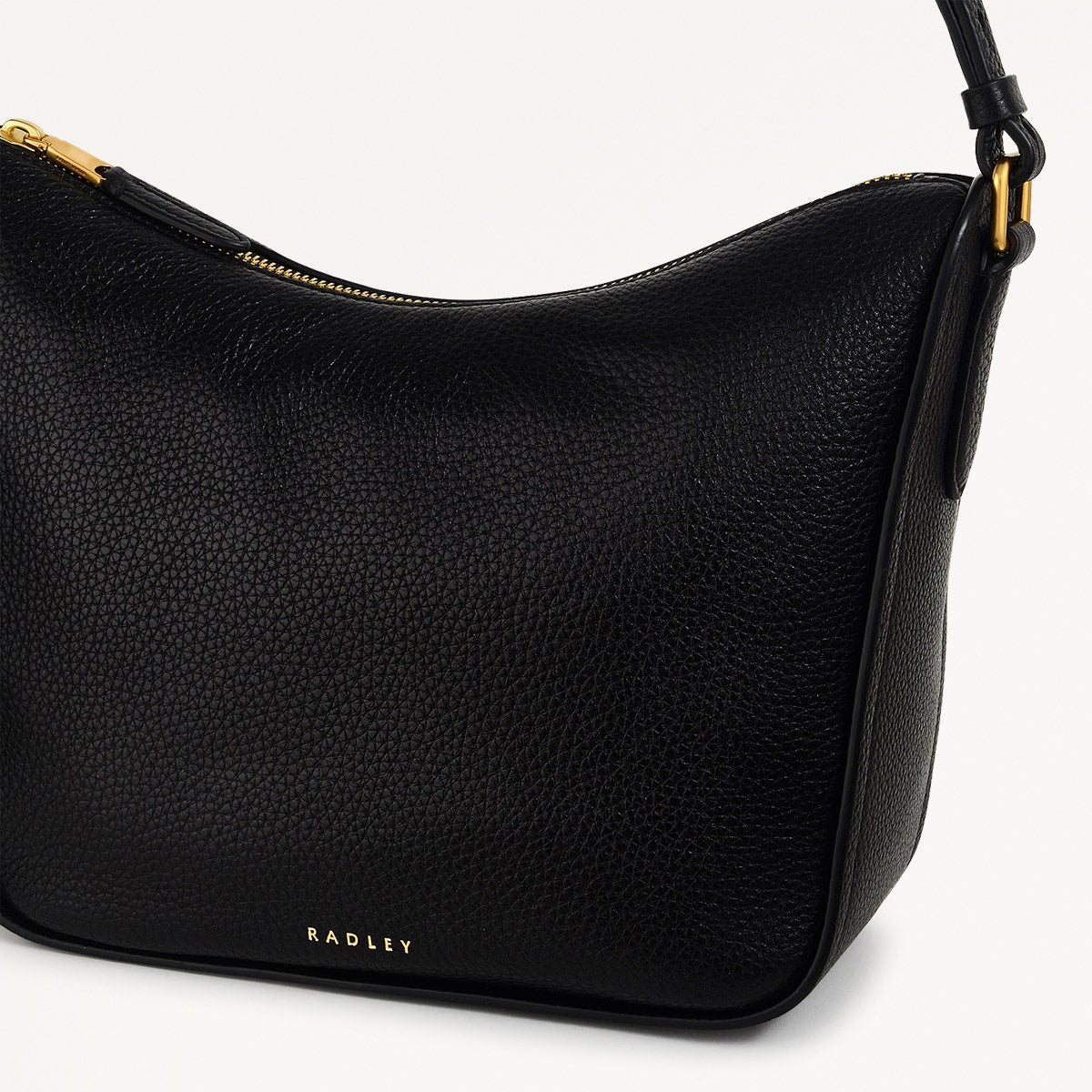 Radley London Black Medium Ziptop Crossbdody Bag