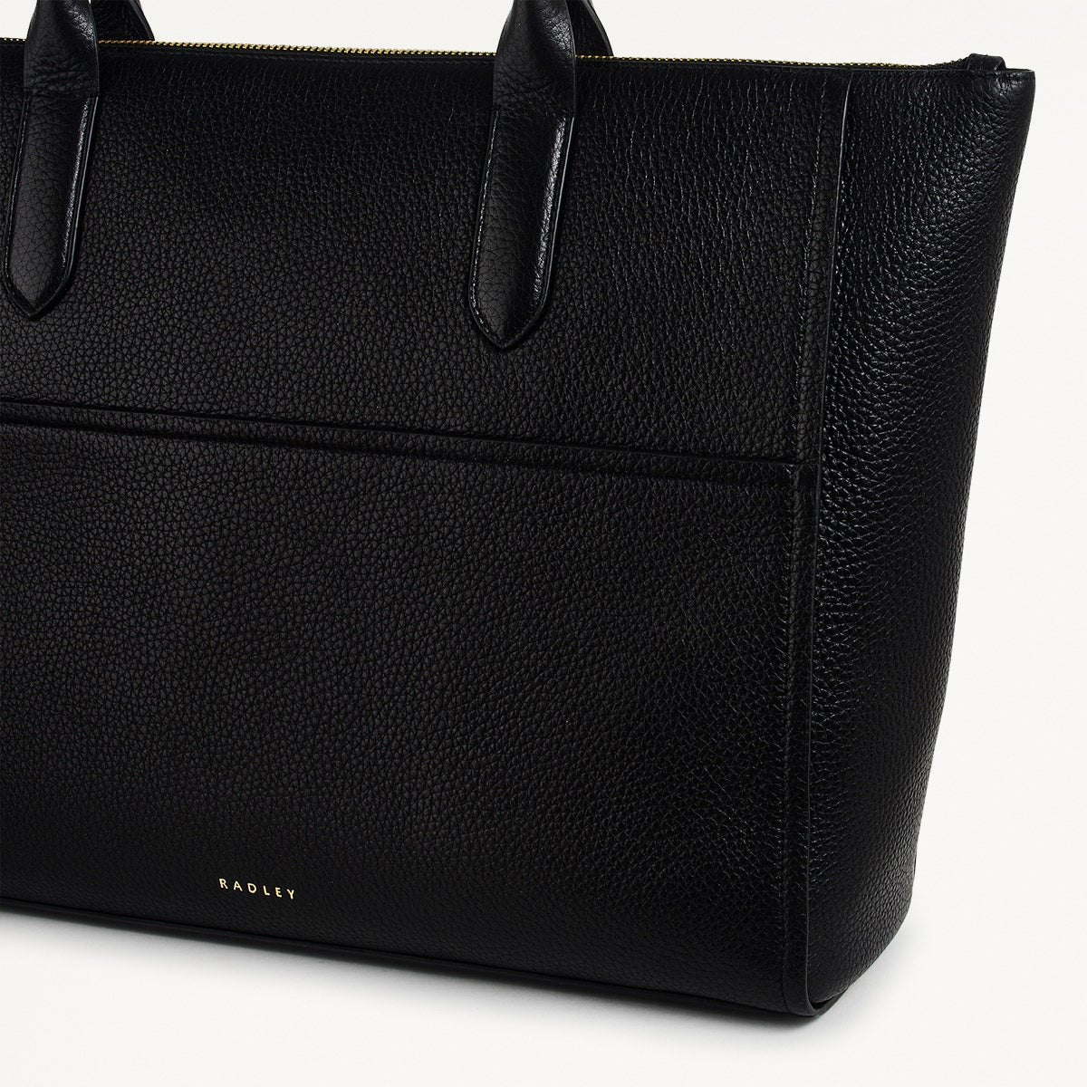 Radley London Black Medium Ziptop Tote Bag