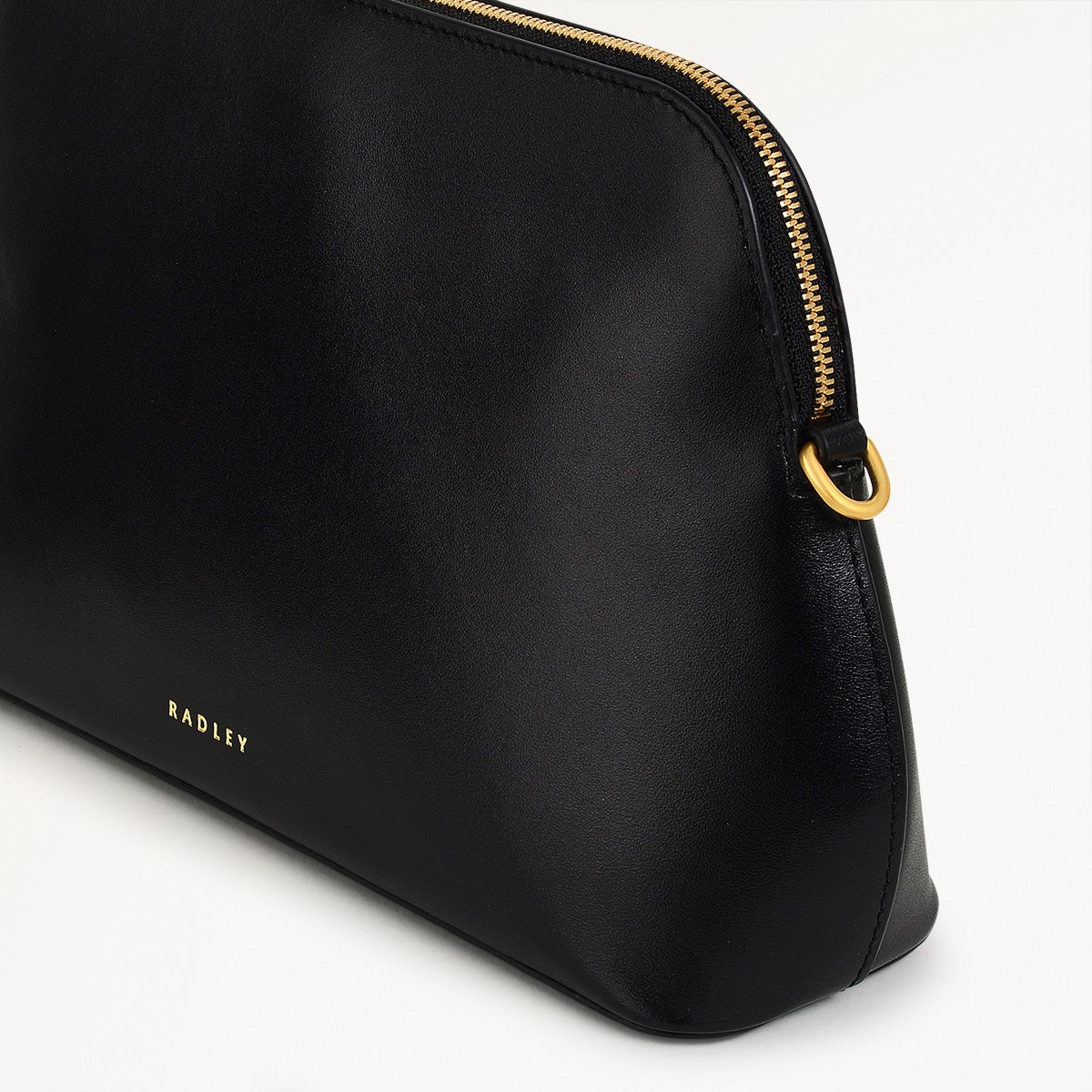 Radley London Black Medium Ziptop Crossbdody Bag