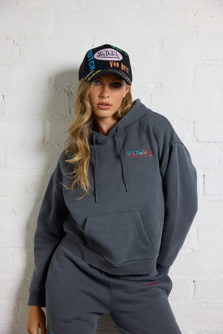 Vintage Havana Von Dutch Trucker Hat - Black/Multi