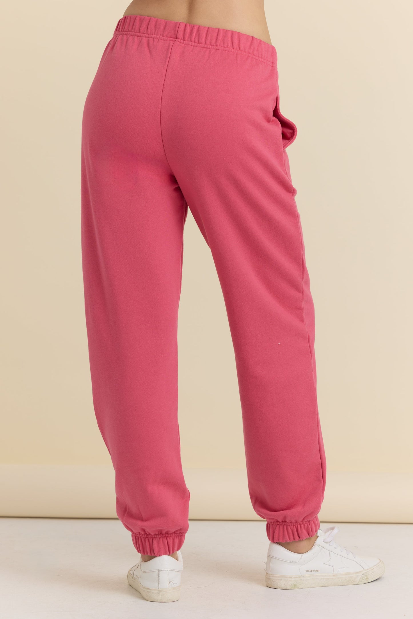 Vintage Havana Heart Embroidered French Terry Joggers
