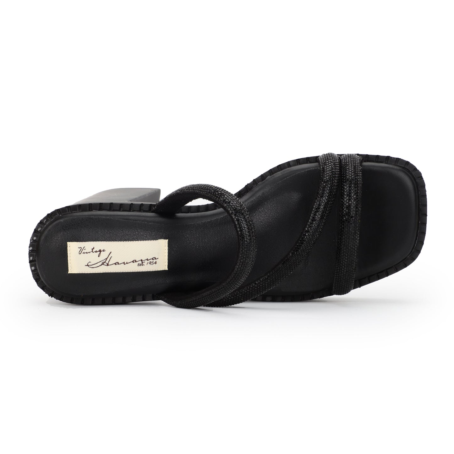Black Vintage Havana Nova Sandal - Black