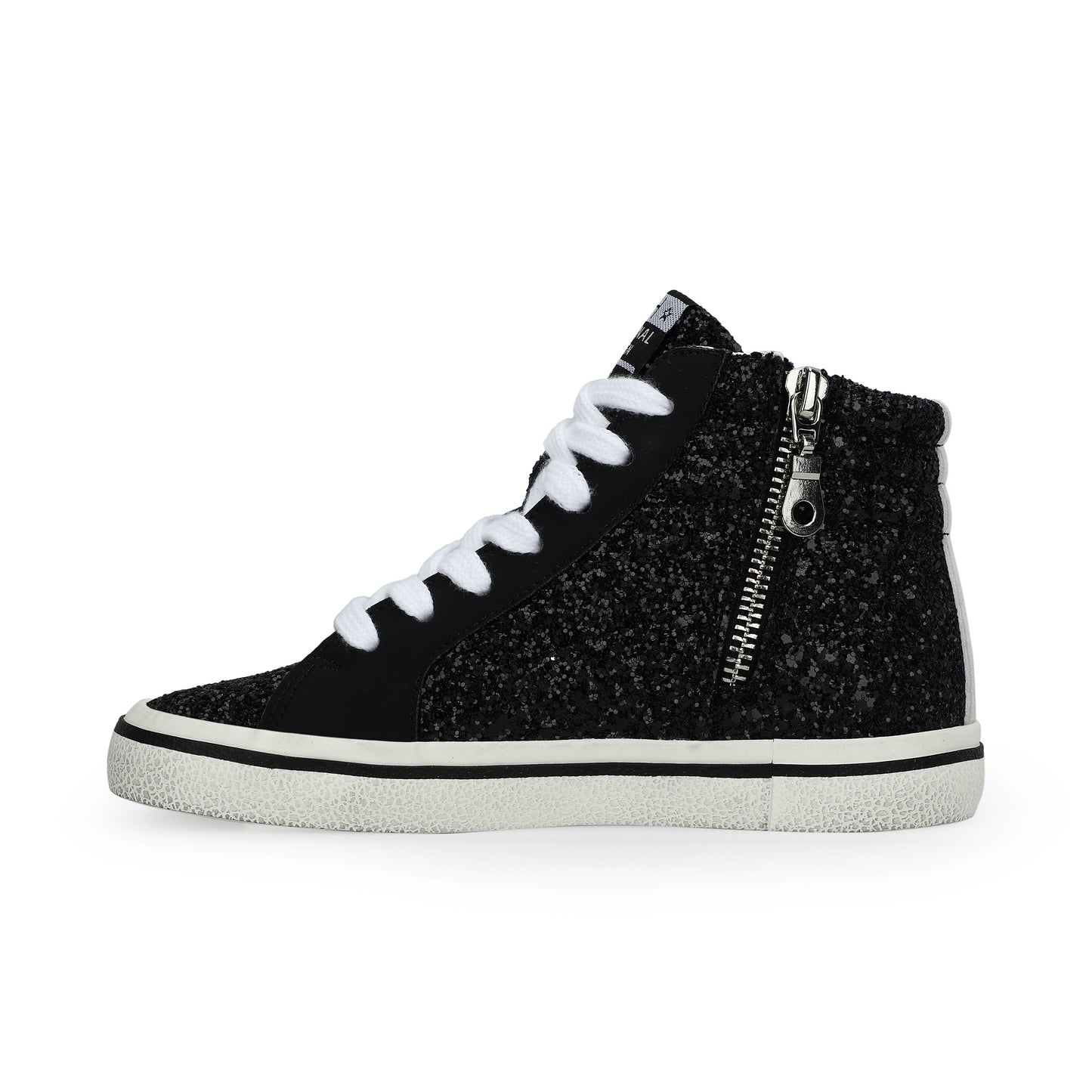 BLACK GLITTER MIX Vintage Havana KIDS RITA - BLACK GLITTER MIX