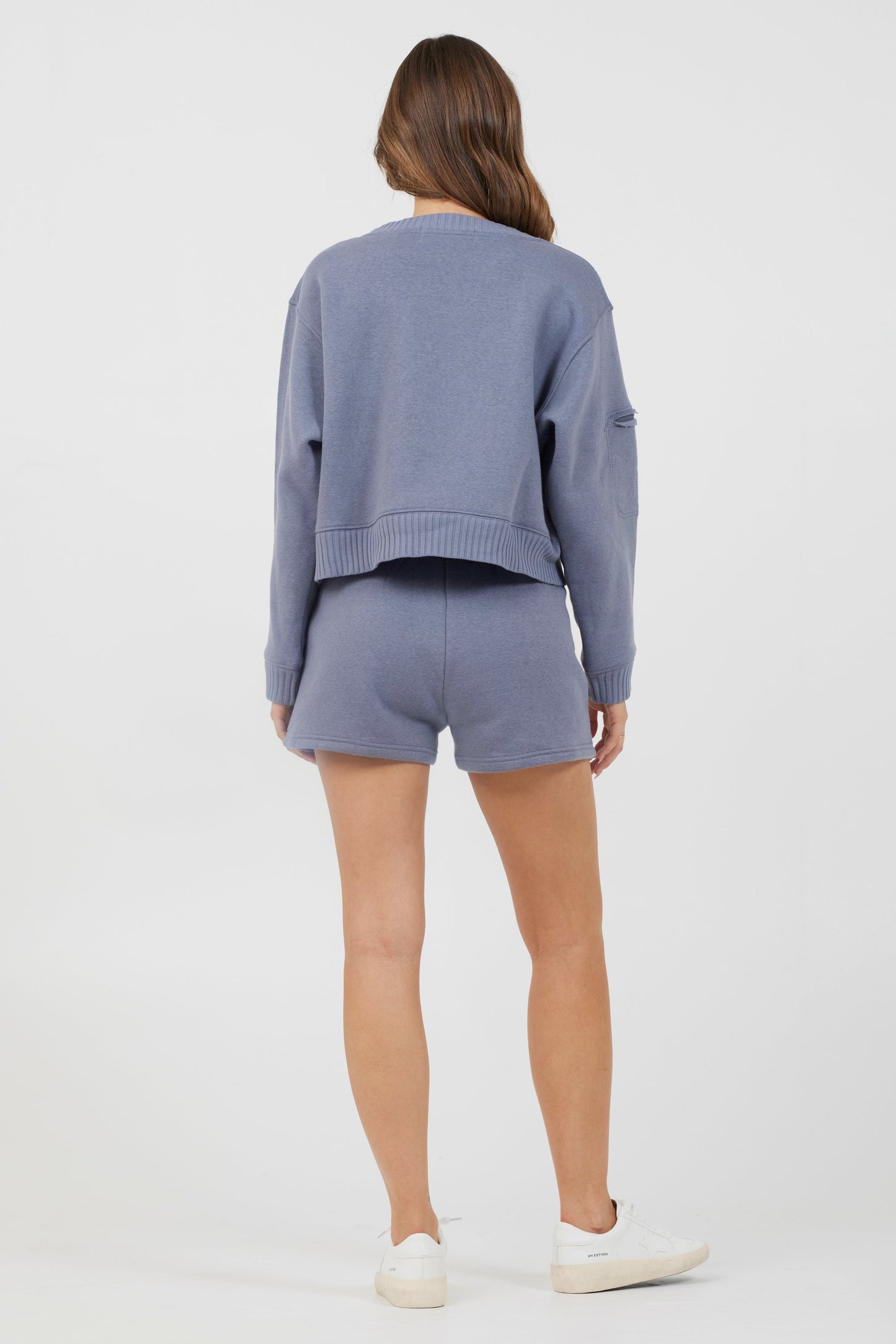 Storm Blue Vintage Havana Storm Blue Essential Fleece Crewneck