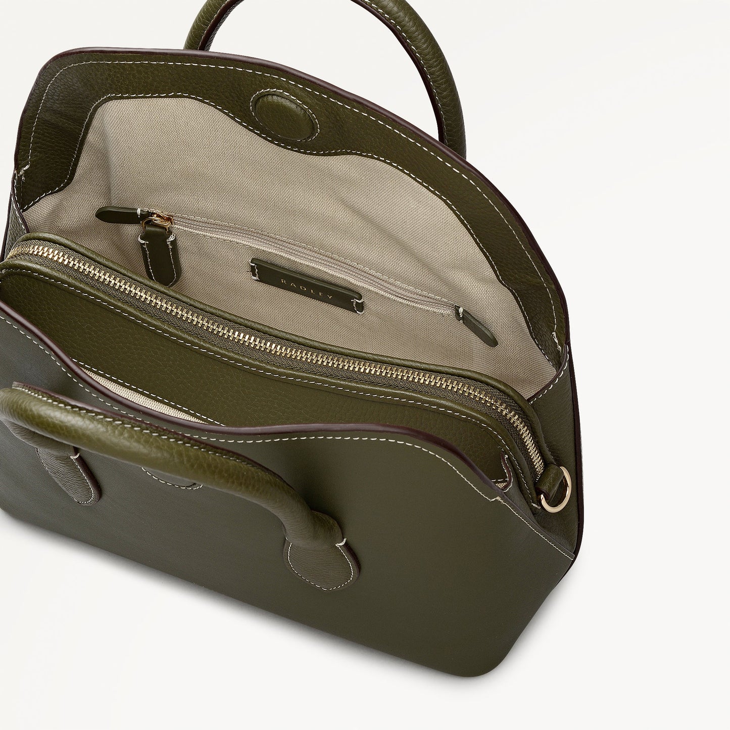 Radley London Pine Needle Small Ziptop Grab Bag