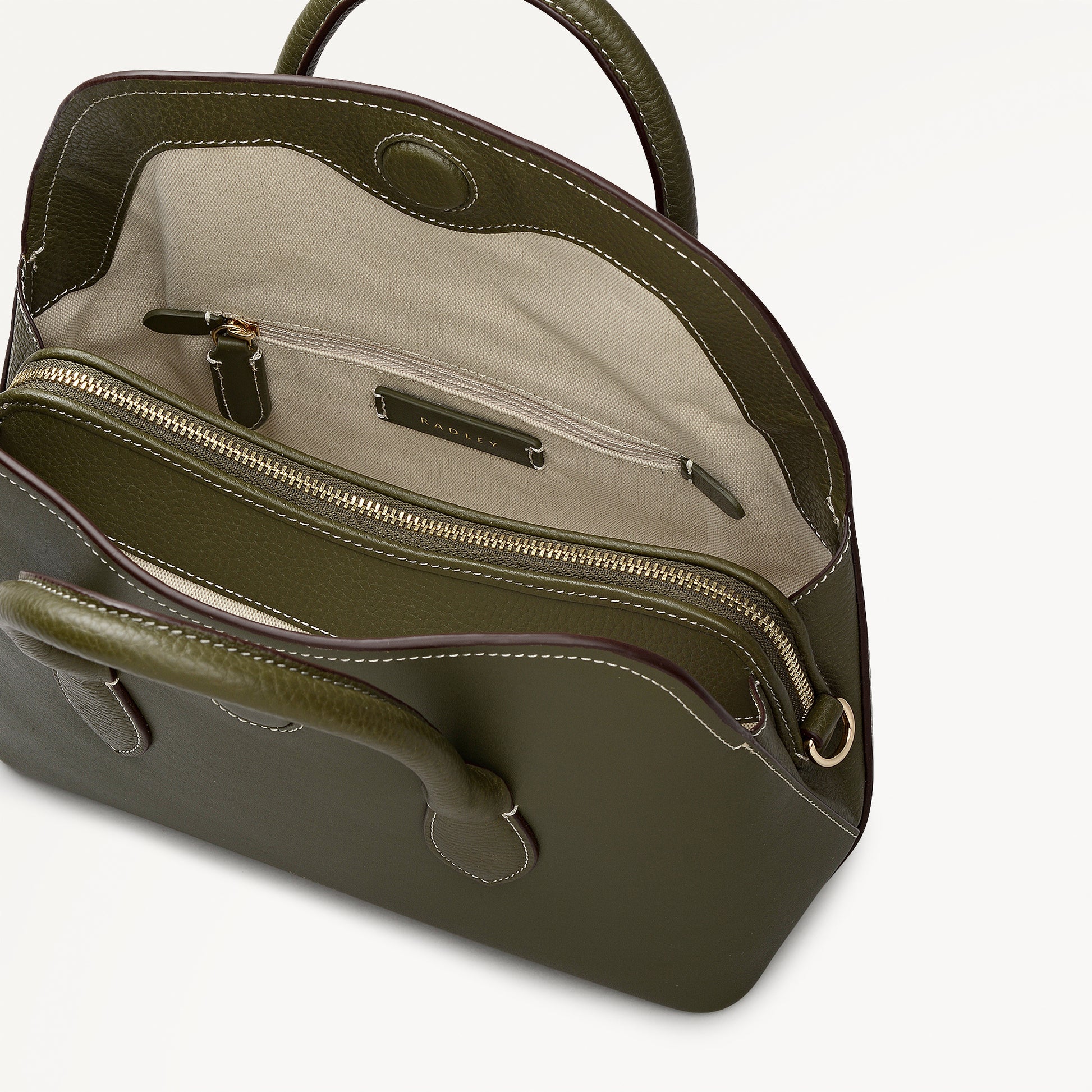 Radley London Pine Needle Small Ziptop Grab Bag