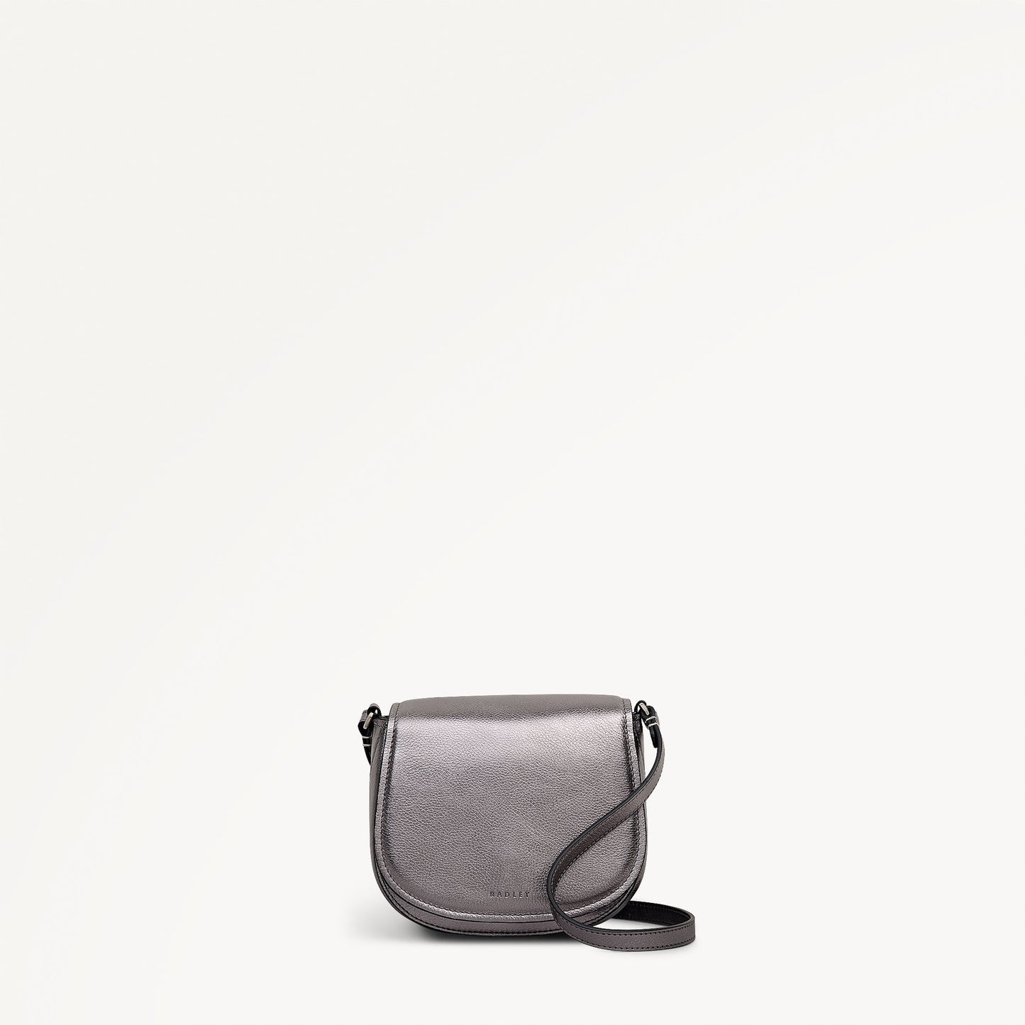 Radley London Gun Metal Mini Flapover Cross Body Bag