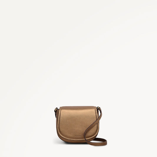 Radley London Olive Gold Mini Flapover Cross Body Bag