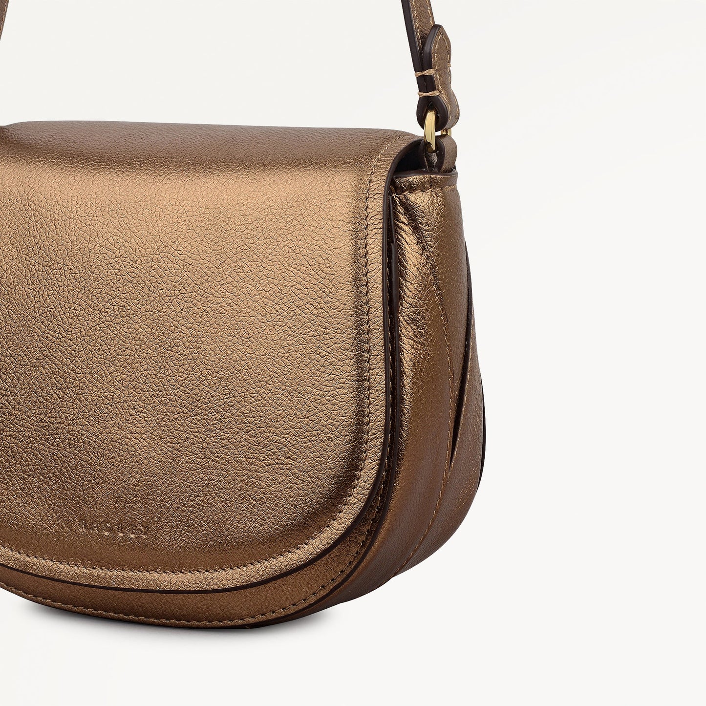 Radley London Olive Gold Mini Flapover Cross Body Bag