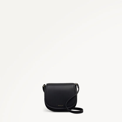 Radley London Black Mini Flapover Cross Body Bag