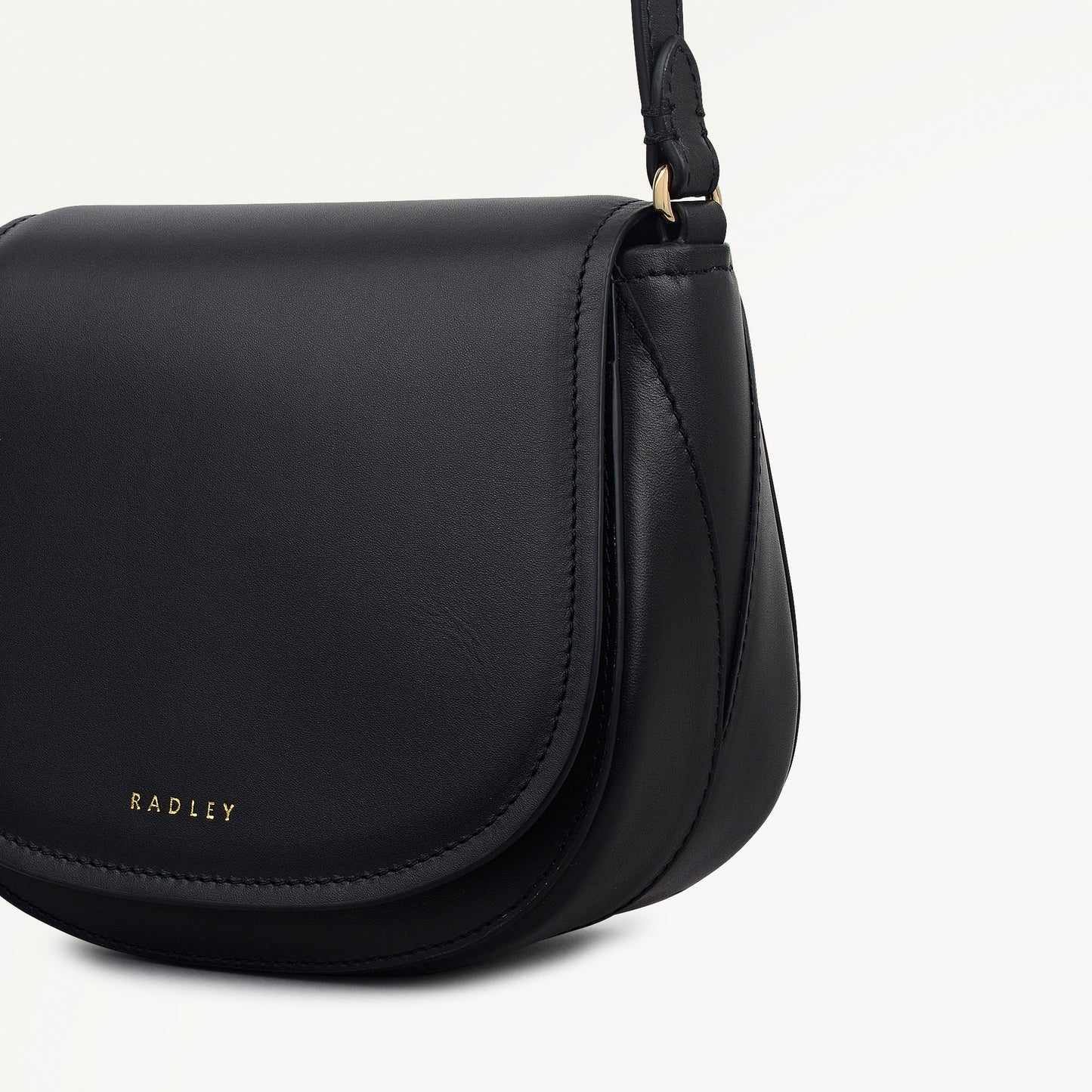 Radley London Black Mini Flapover Cross Body Bag