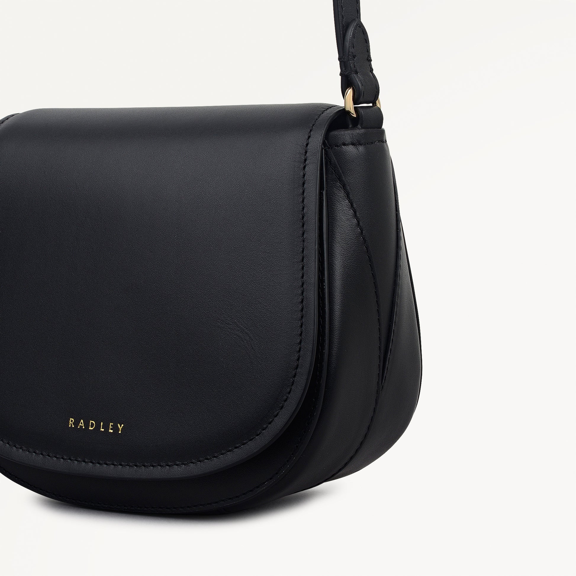 Radley London Black Mini Flapover Cross Body Bag