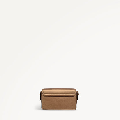 Radley London Olive Gold Mini Flapover Cross Body Bag