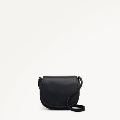 Radley London Black Medium Flapover Cross Body Bag