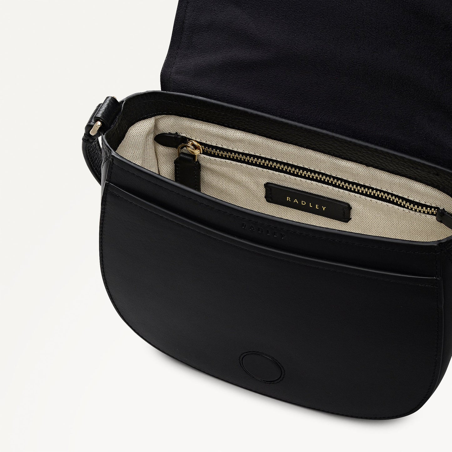 Radley London Black Medium Flapover Cross Body Bag