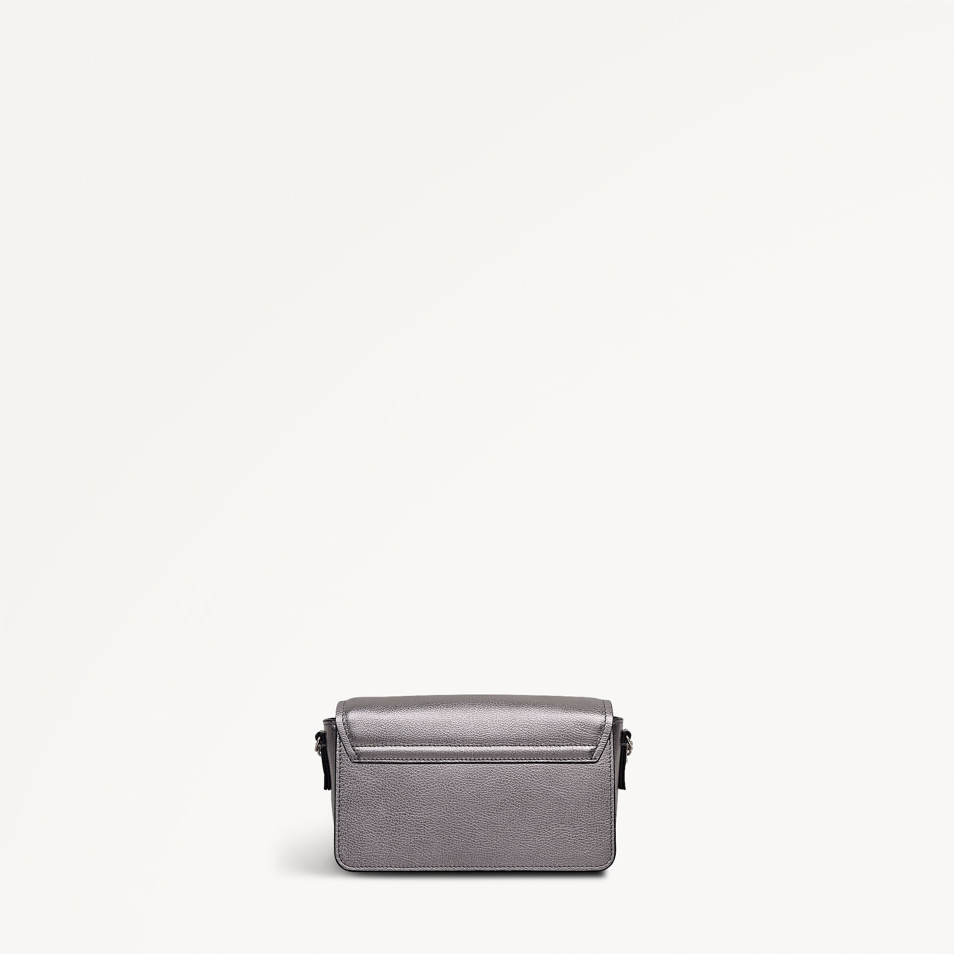 Radley London Gun Metal Mini Flapover Cross Body Bag
