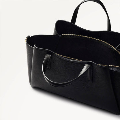 Radley London Black Large Ziptop Grab Bag