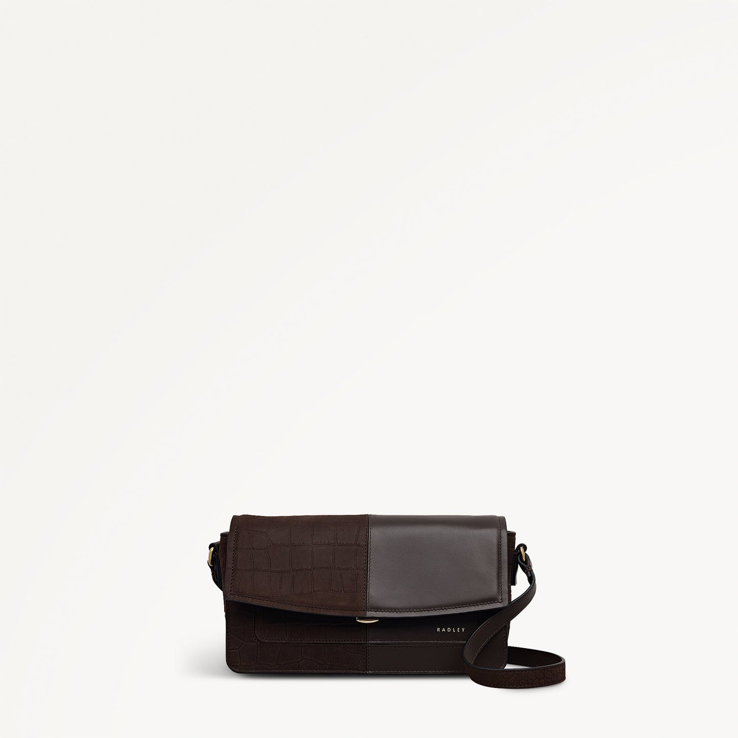 Radley London Dark Oak Small Flapover Cross Body Bag