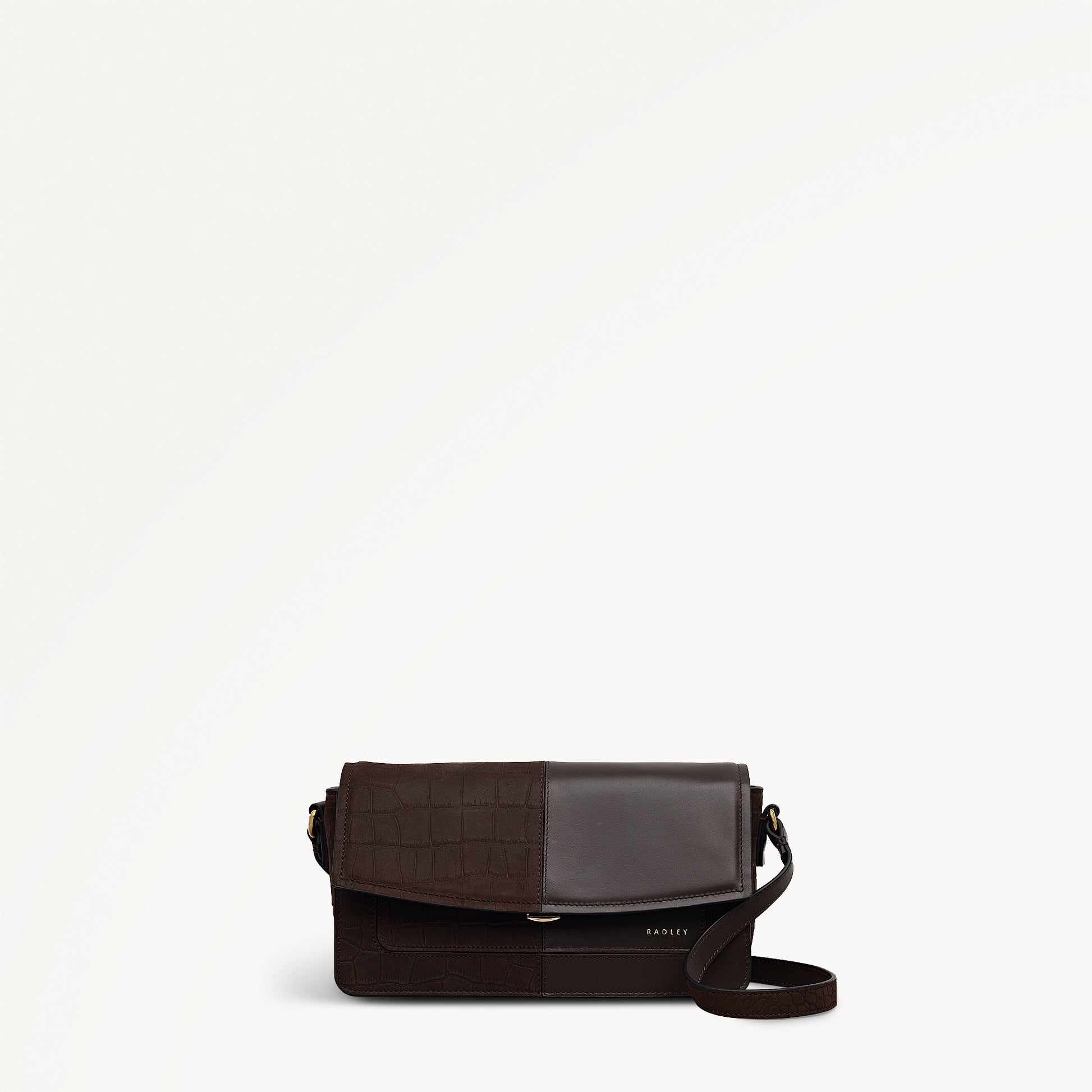 Radley London Dark Oak Small Flapover Cross Body Bag