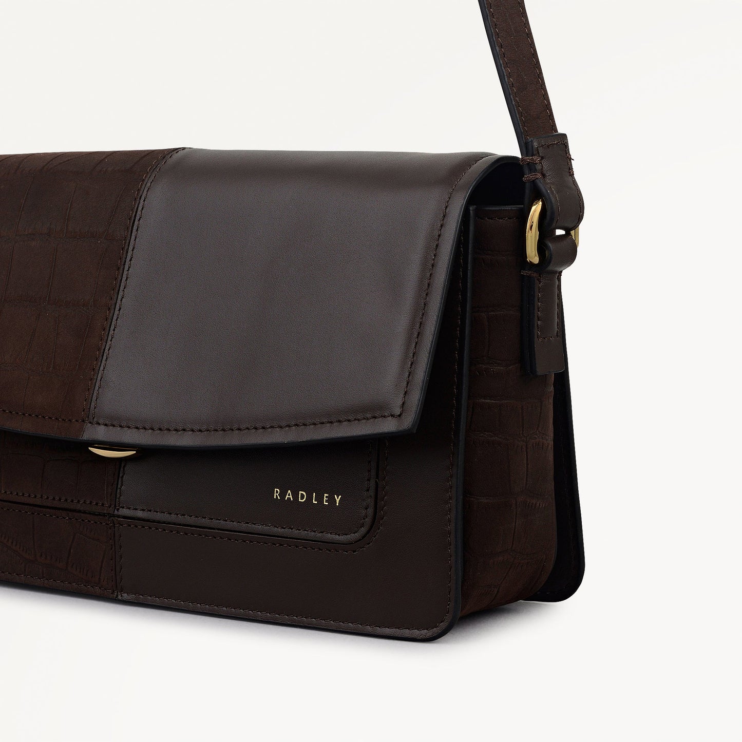 Radley London Dark Oak Small Flapover Cross Body Bag
