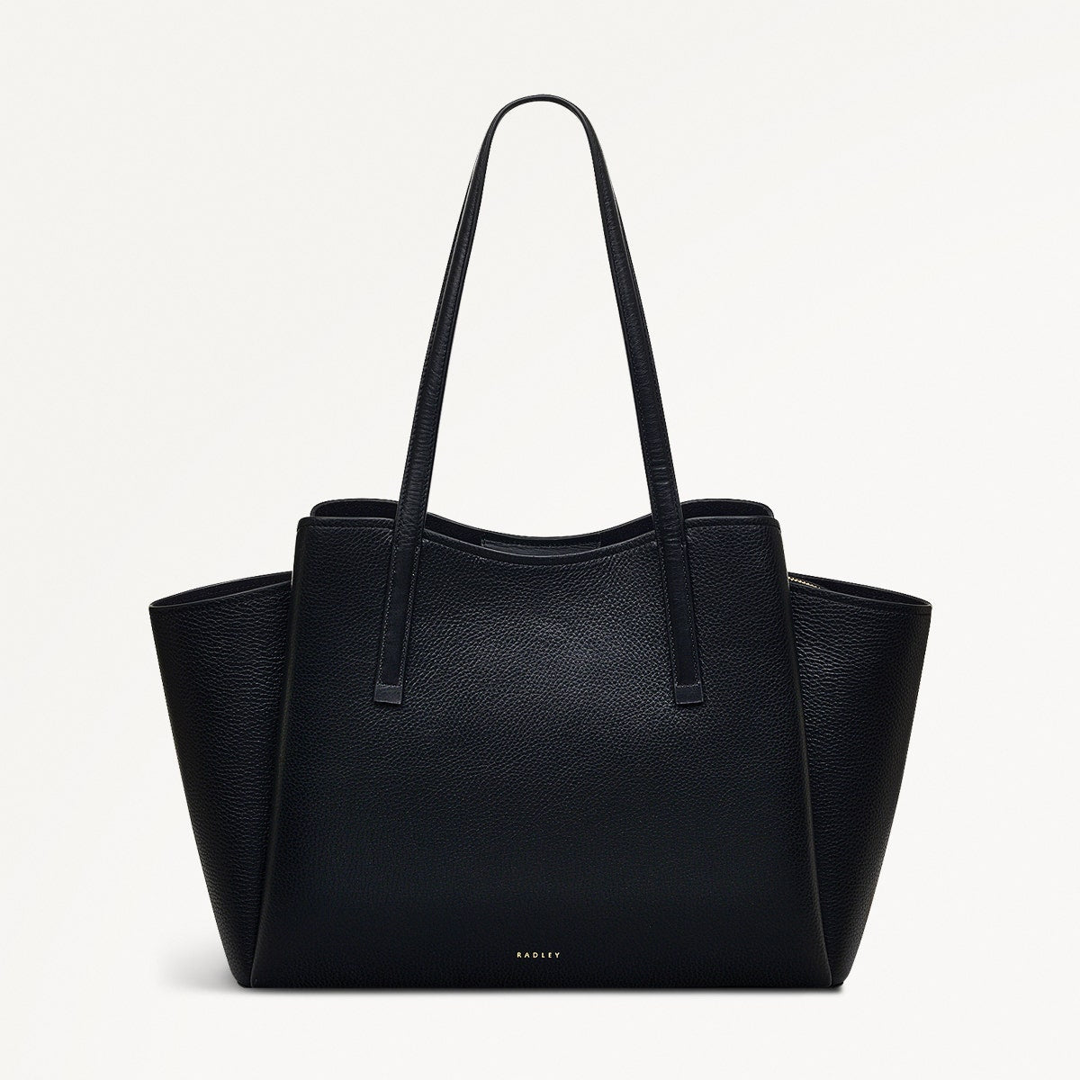 Radley London Black Large Ziptop Tote Bag