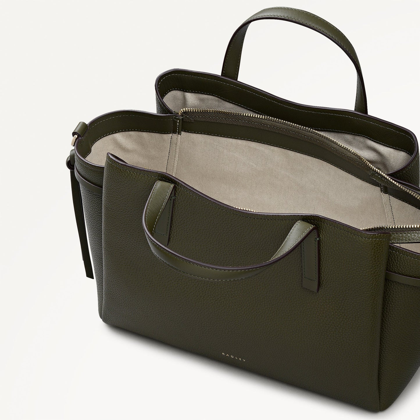 Radley London Pine Needle Large Ziptop Grab Bag