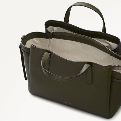 Radley London Pine Needle Large Ziptop Grab Bag