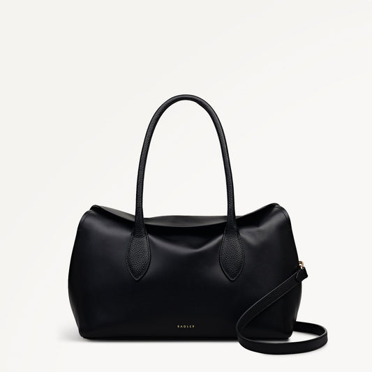 Radley London Black Medium Ziptop Grab Bag