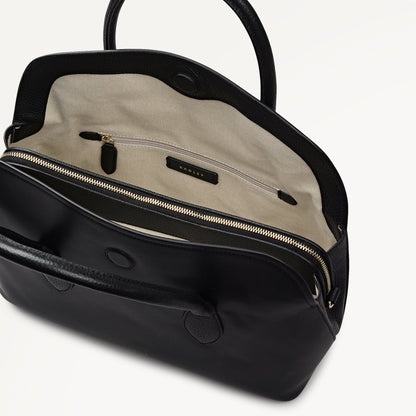 Radley London Black Medium Ziptop Grab Bag
