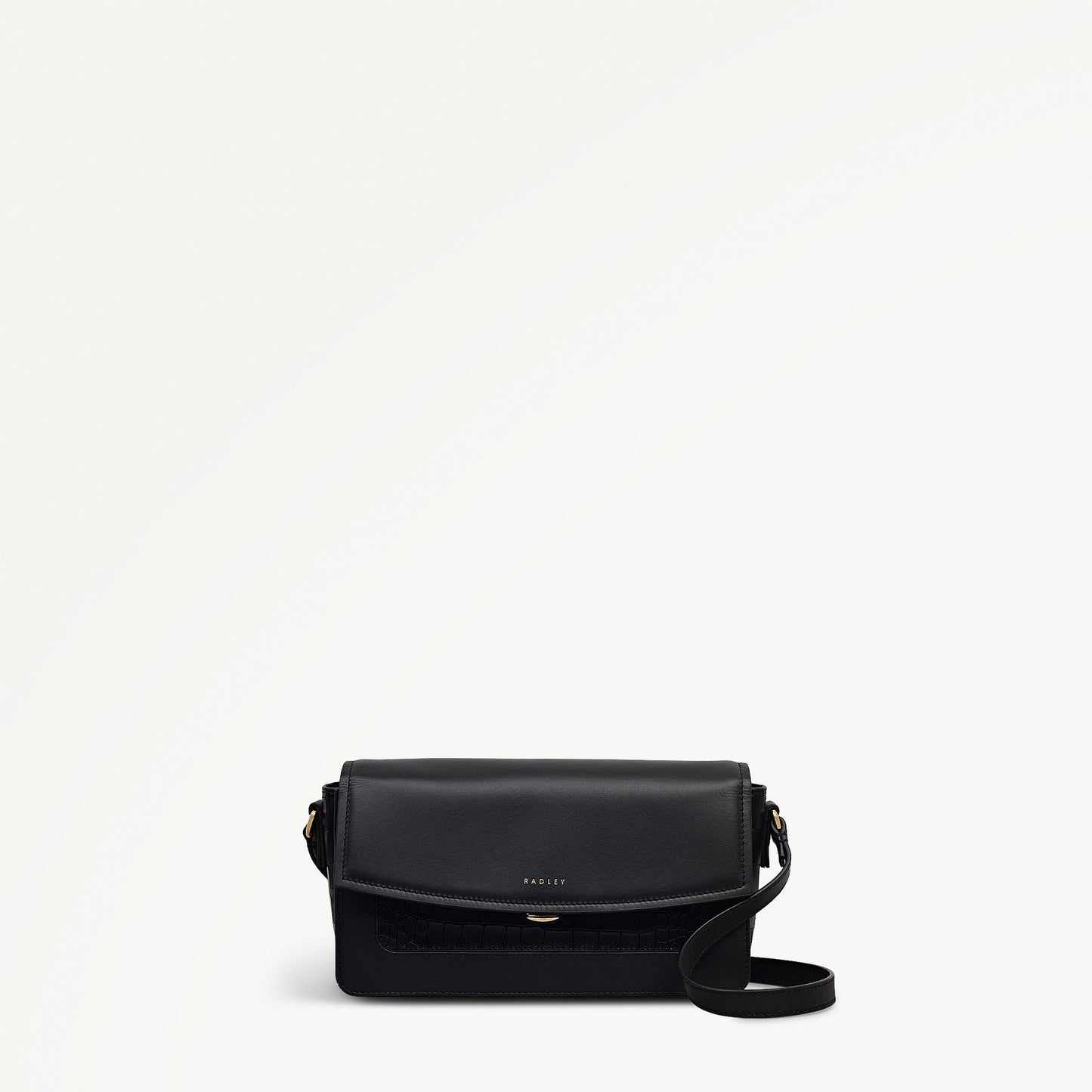 Radley London Black Small Flapover Cross Body Bag