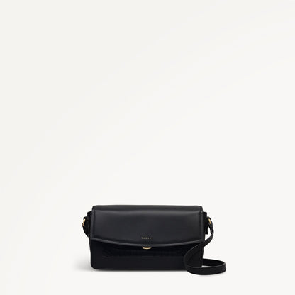 Radley London Black Small Flapover Cross Body Bag