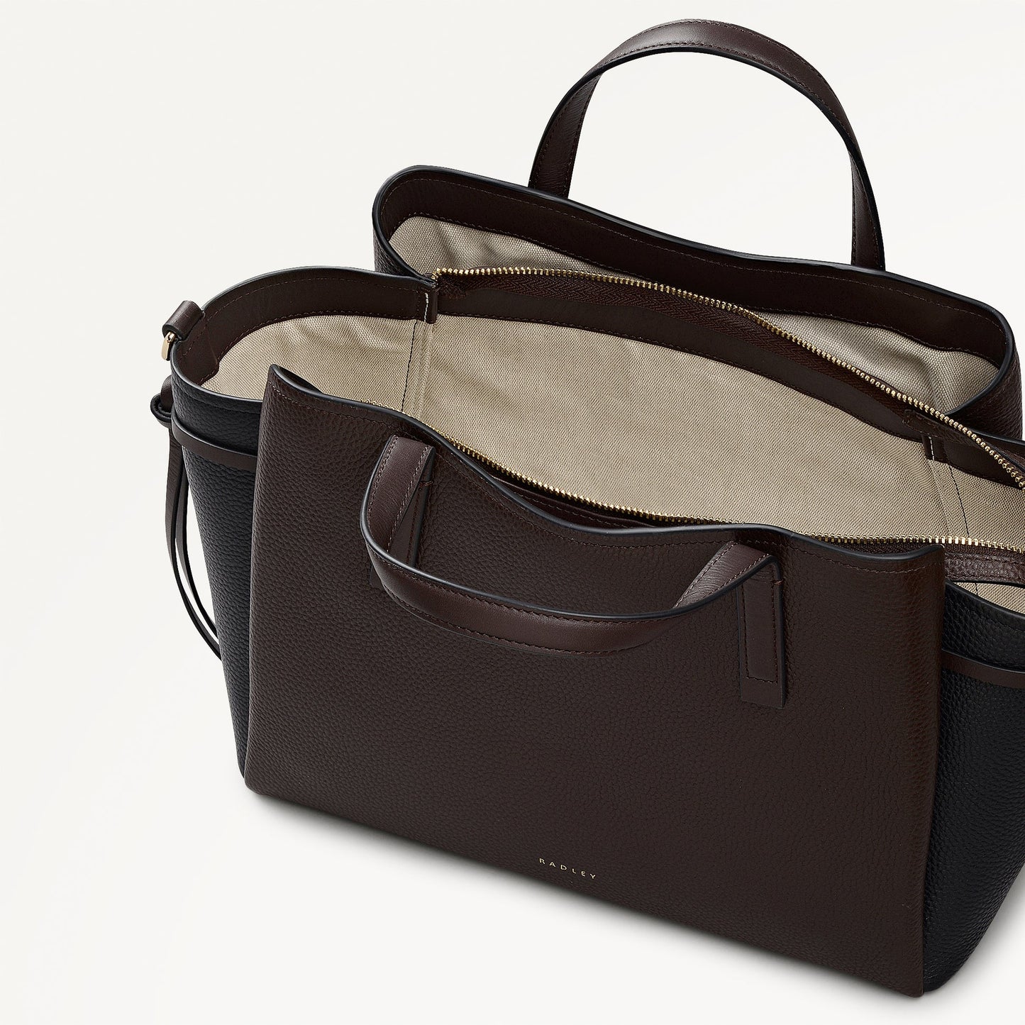 Radley London Dark Oak Large Ziptop Grab Bag