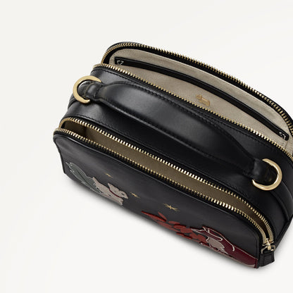 Radley London Black Small Ziptop Cross Body Bag