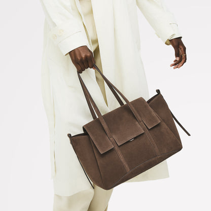Radley London Coffee Medium Flapover Shoulder Bag