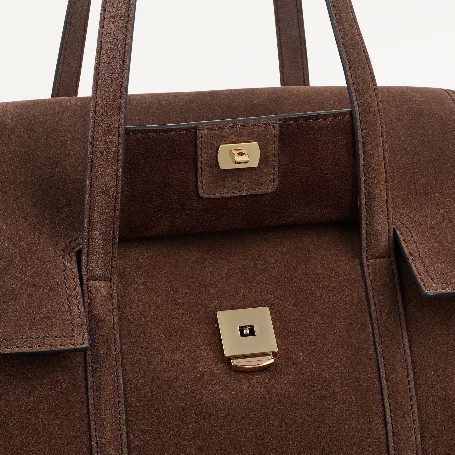 Radley London Coffee Medium Flapover Shoulder Bag