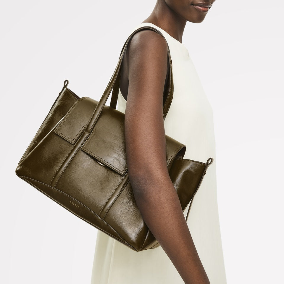 Radley London Pine Needle Medium Flapover Shoulder Bag