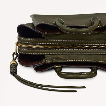 Radley London Pine Needle Small Ziptop Grab Bag