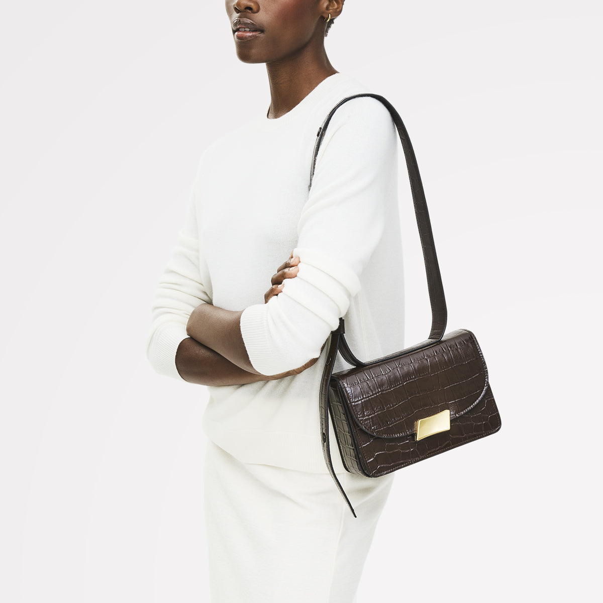 Radley London Dark Oak Small Flapover Shoulder Bag