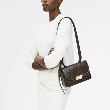 Radley London Dark Oak Small Flapover Shoulder Bag