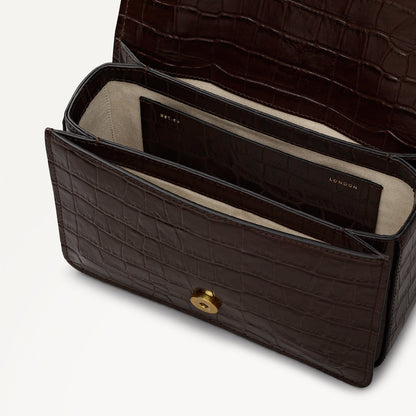 Radley London Dark Oak Small Flapover Shoulder Bag