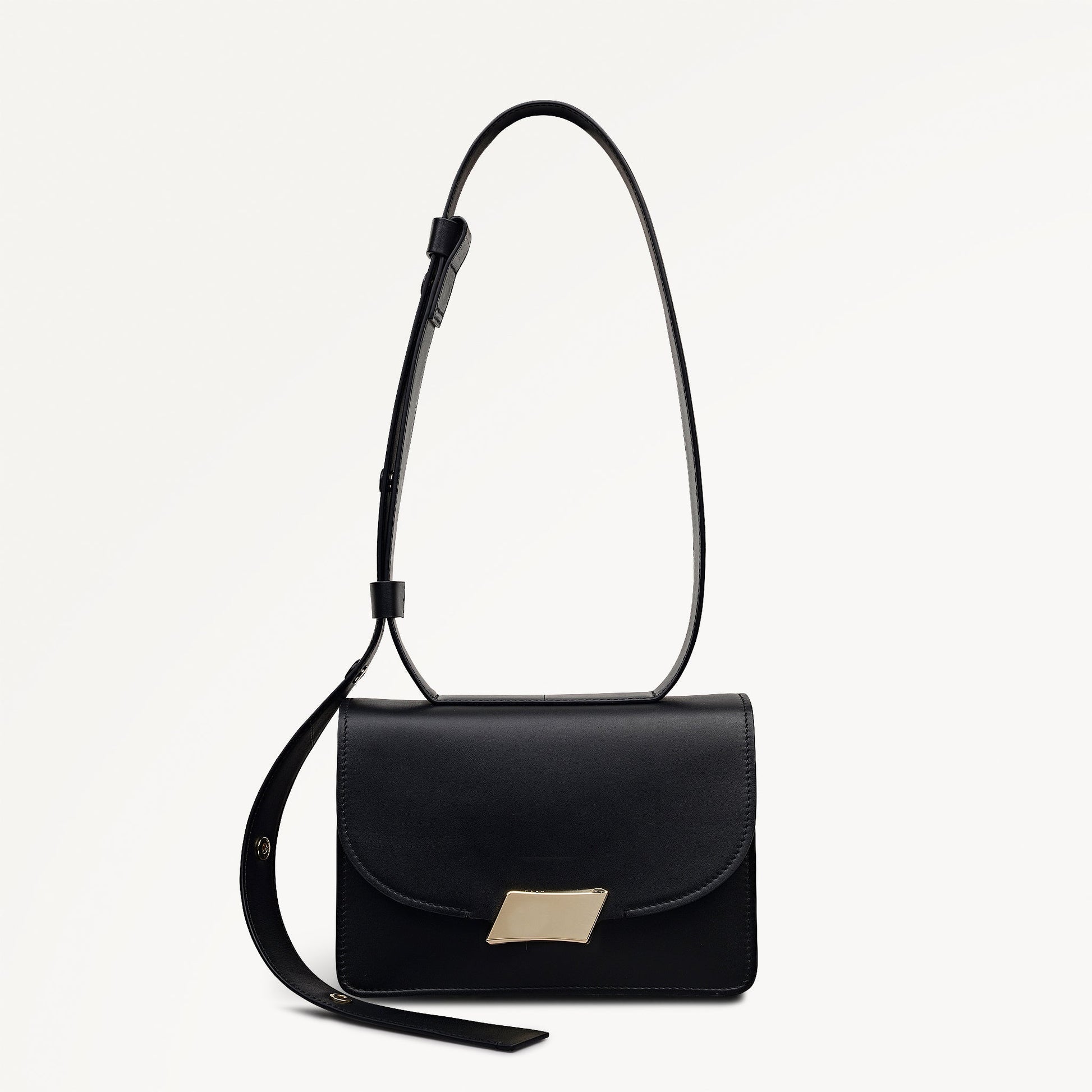 Radley London Black Small Flapover Shoulder Bag
