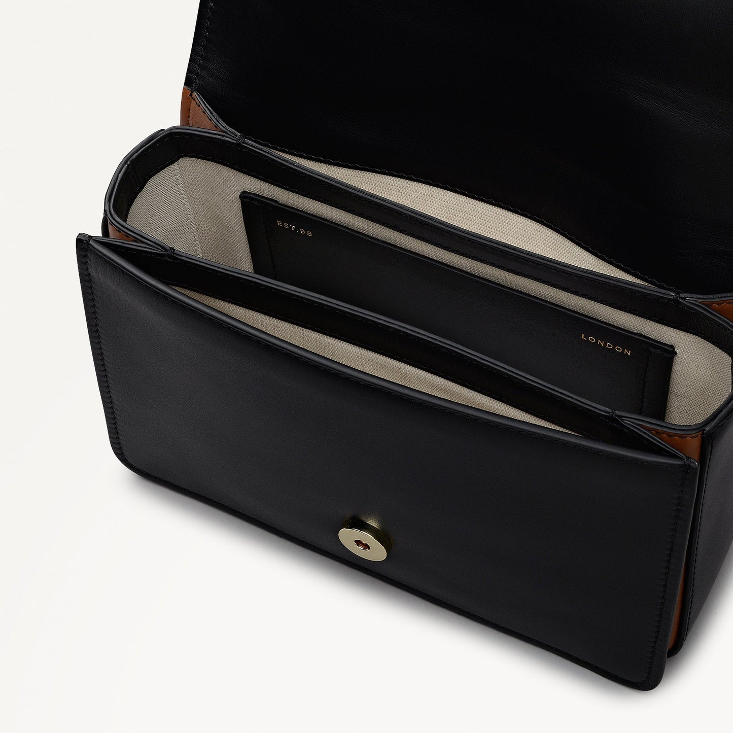 Radley London Black Small Flapover Shoulder Bag