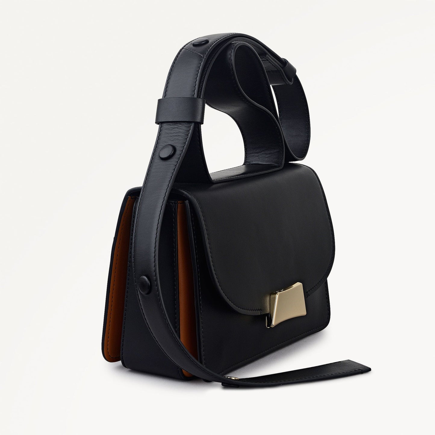 Radley London Black Small Flapover Shoulder Bag