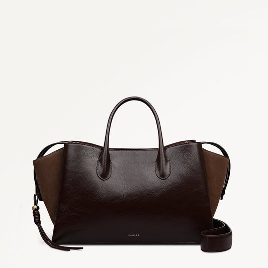 Radley London Dark Oak Large Ziptop Grab Bag