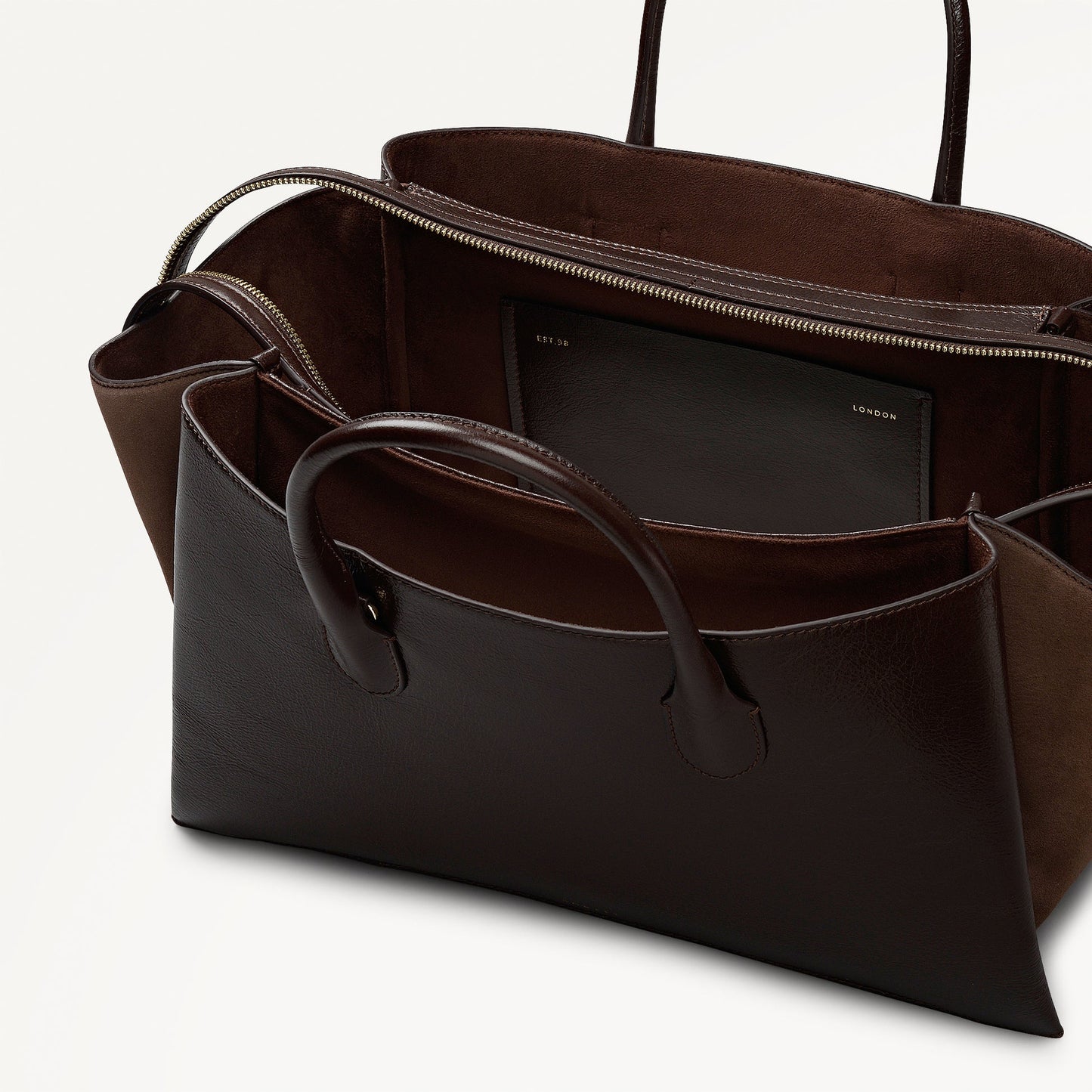 Radley London Dark Oak Large Ziptop Grab Bag